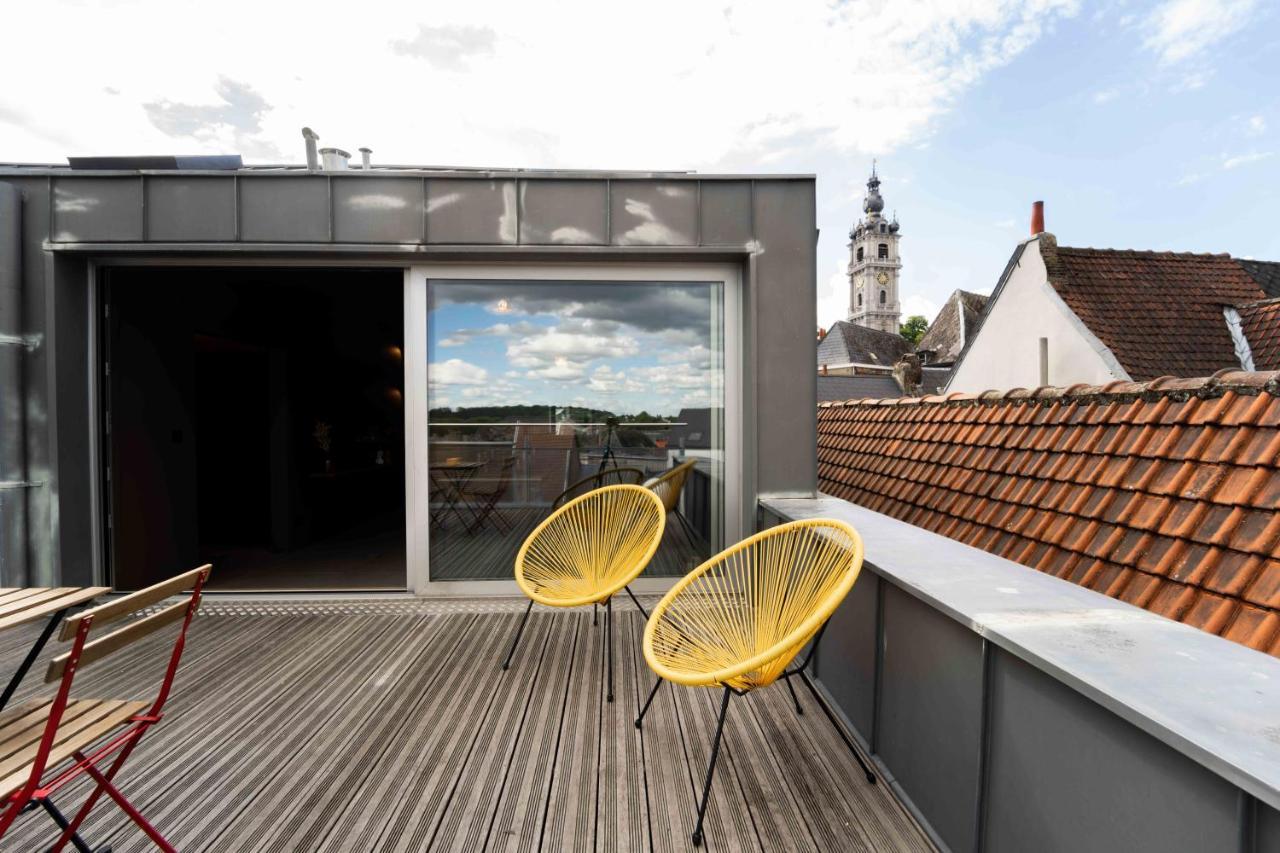 Luxury Penthouse & Terrace - Mons City Center Dış mekan fotoğraf