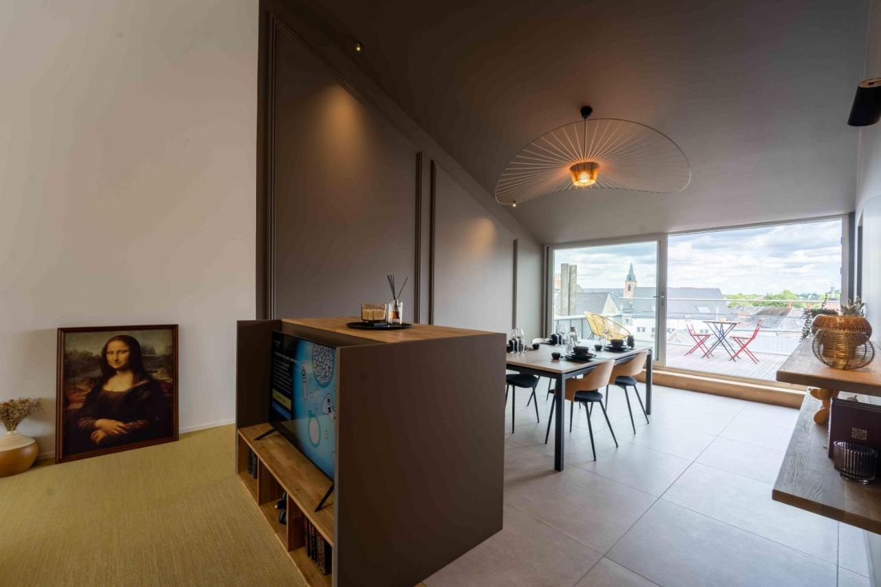 Luxury Penthouse & Terrace - Mons City Center Dış mekan fotoğraf
